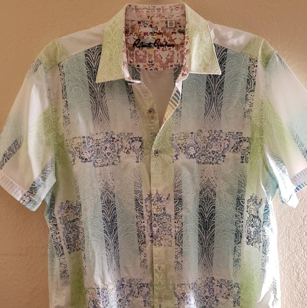 Robert Graham 3XL S/S Camp-style Shirt
